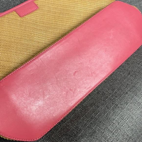 Cole Haan Tan and Pink Leather Purse - Picture 10 of 17